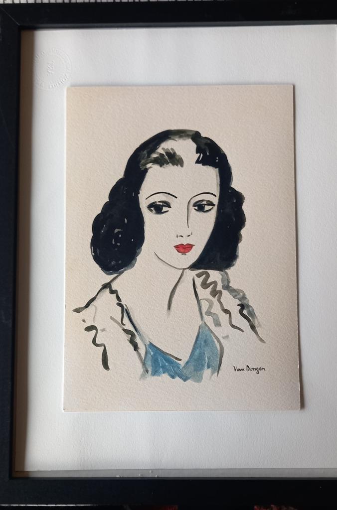 Lithografie Kees Van Dongen, Antiek en Kunst, Ophalen of Verzenden