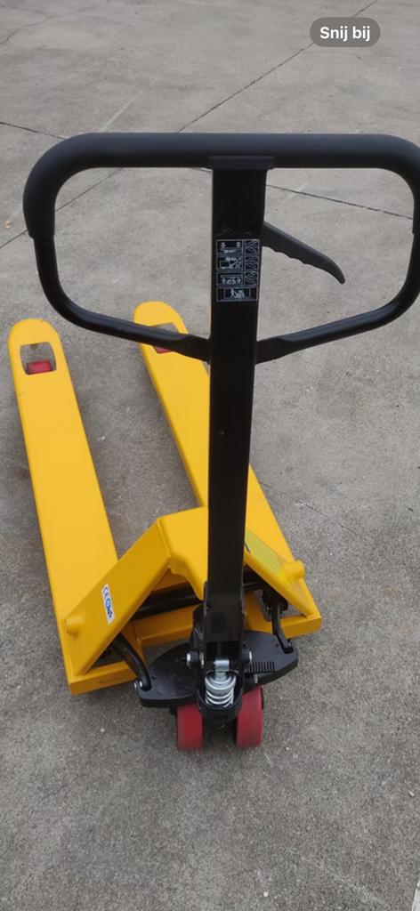Nieuwe transpalet 2500KG spotprijs nu 245€ in stock, Ophalen of Verzenden, Nieuw