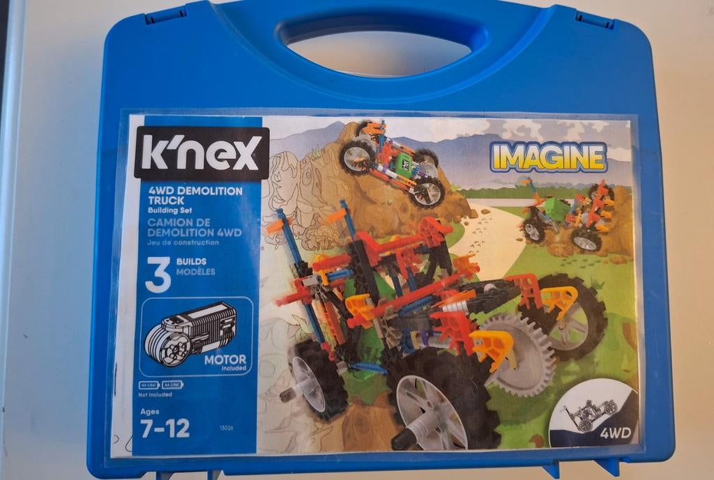 K'NEX  : 4 Wheel Drive Demolition Truck., Ophalen of Verzenden