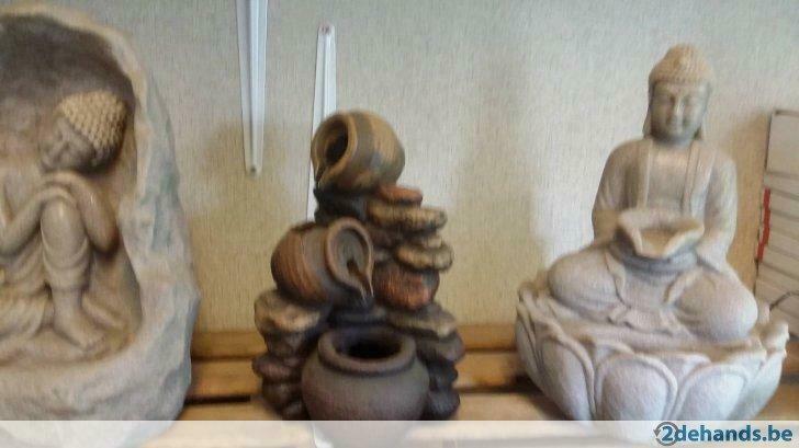 boeddha   fontein   met   led   lampje, Ophalen, Nieuw