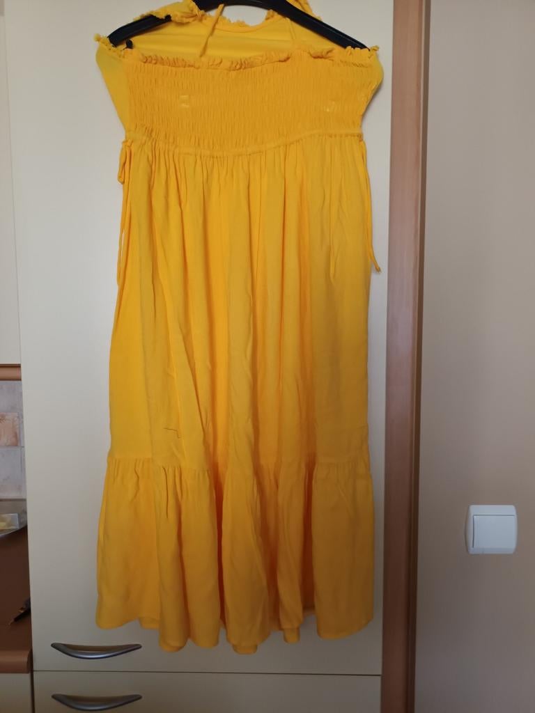 Nieuwe modieuse zomerjurk "SCOTCH  & SODA " e, Kleding | Dames, Jurken, Ophalen of Verzenden, Zo goed als nieuw, Geel