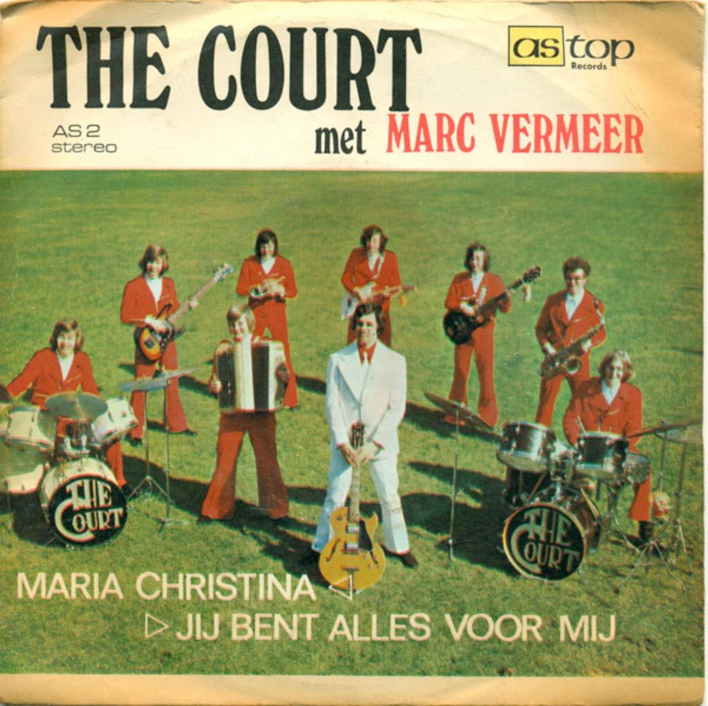 The Court met Marc Vermeer – Maria Christina, Cd's en Dvd's, 7 inch, Single, Ophalen of Verzenden, Zo goed als nieuw
