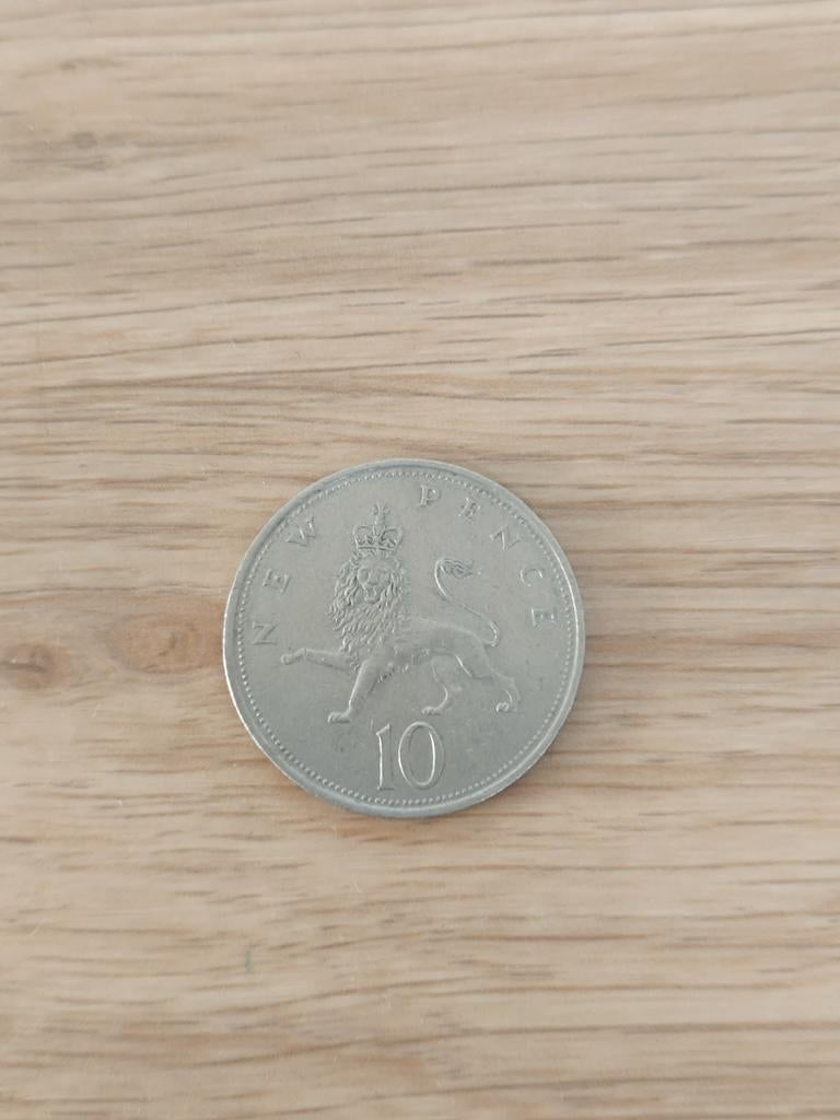 Pièces de monnaie de 10 pence de 1968 Elisabeth 2, Ophalen