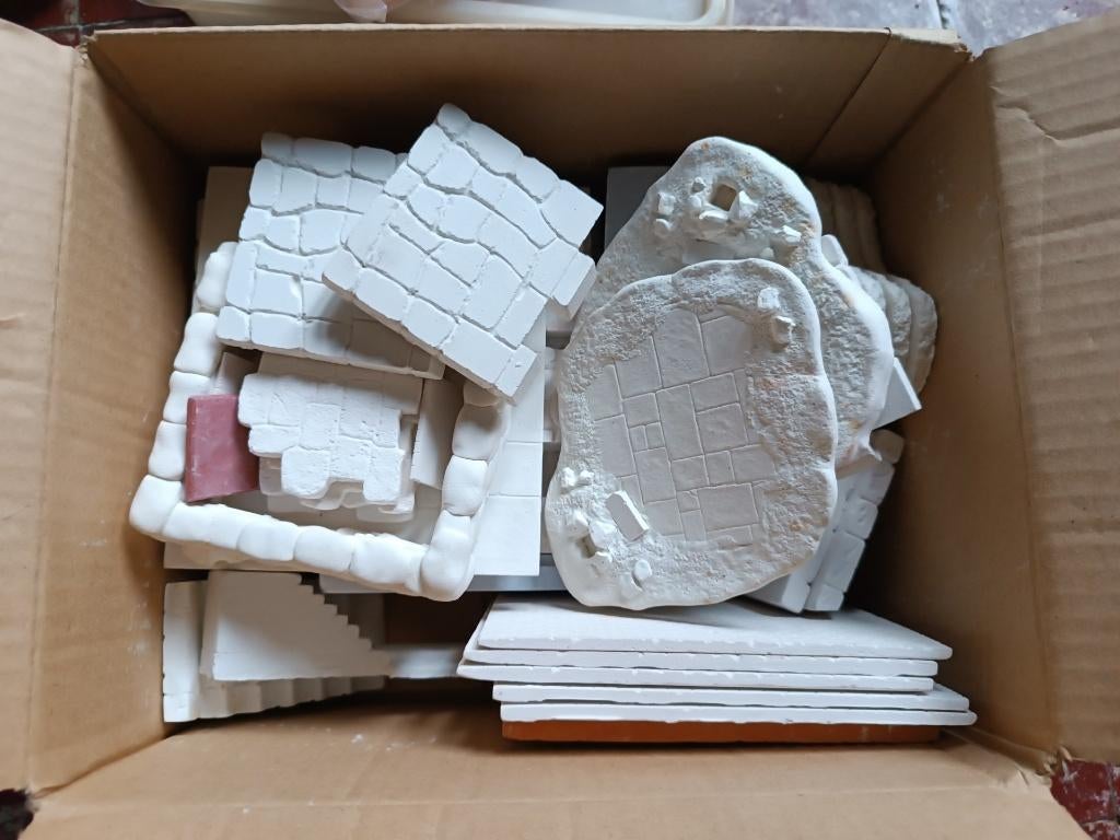 un lot de modélisme de bâtiment - échelle 1/35 - plâtre, Hobby & Loisirs créatifs, Modélisme | Figurines & Dioramas, Neuf, Diorama