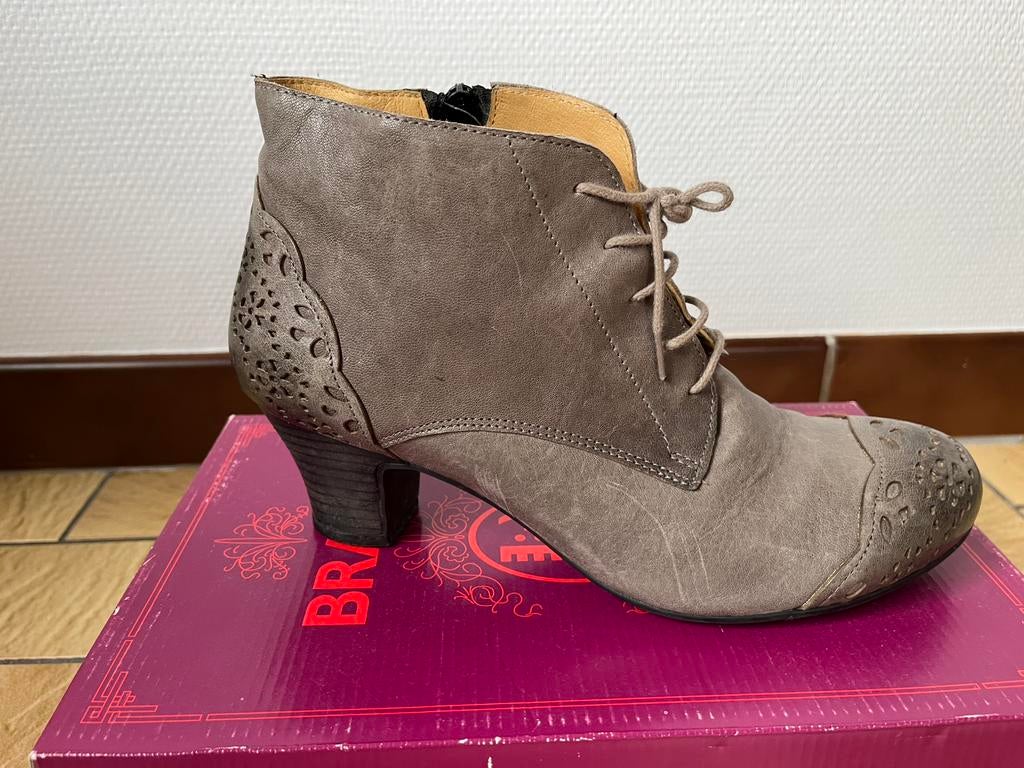 Enkellaarzen Brako, Gris, Enlèvement, Boots et Botinnes, Porté