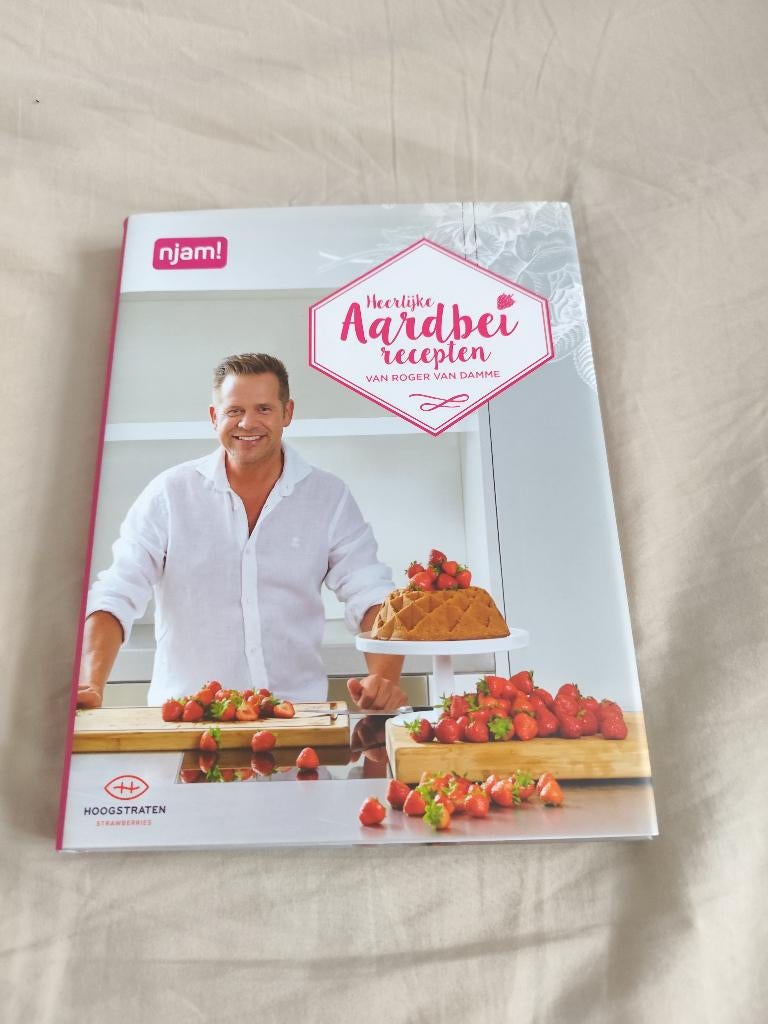 Heerlijke aardbei recepten van Roger Van Damme, Boeken, Ophalen of Verzenden, Nieuw
