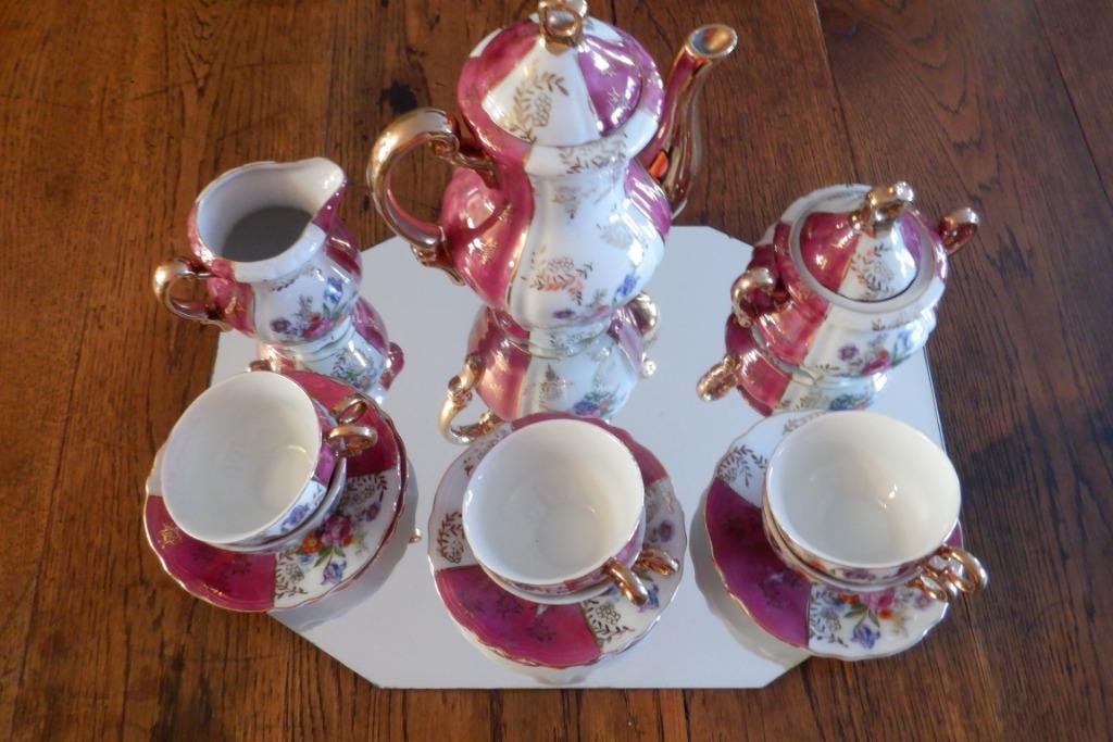decoratief thee service, Ophalen of Verzenden
