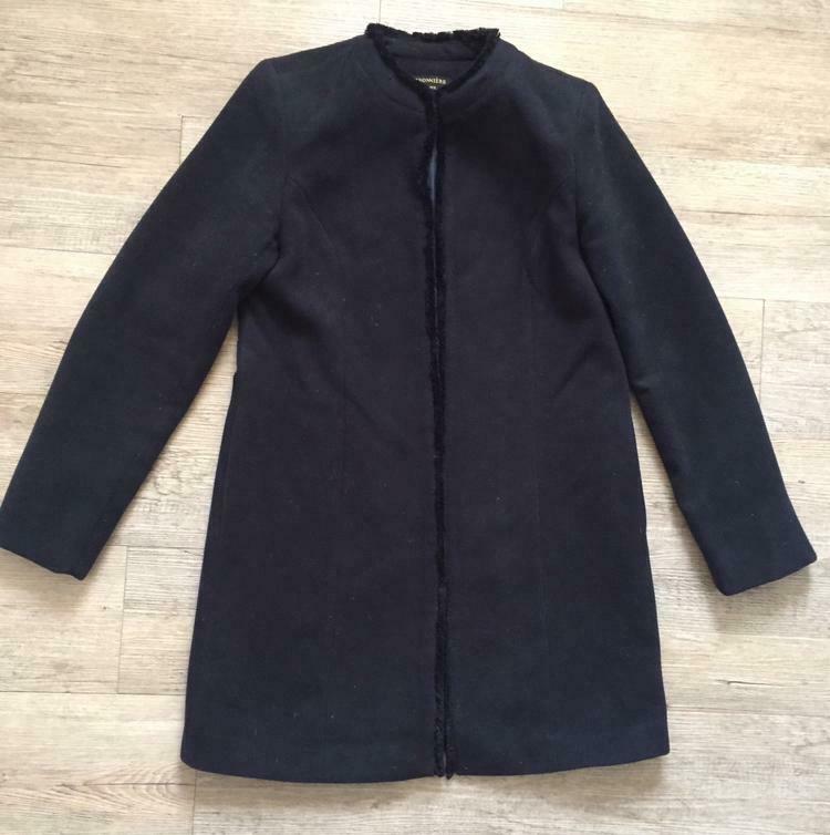 Buissonnière & Women Sherpa jas M donkerblauw, Kleding | Dames, Buissonière, Zo goed als nieuw, Maat 38/40 (M), Blauw