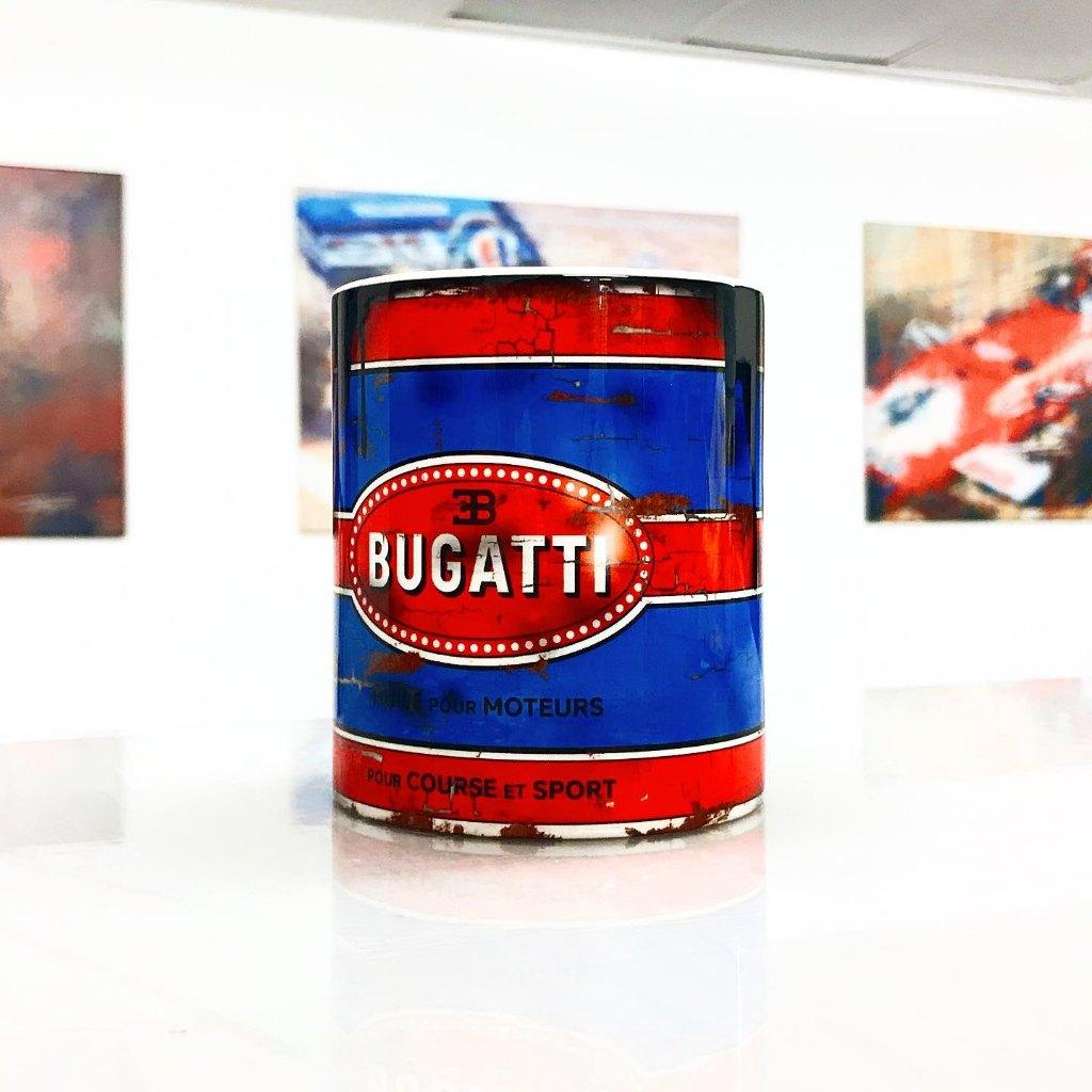 BUGATTI mok Vintage olie F1 Autosport NIEUW Veyron Chiron, Enlèvement ou Envoi, Neuf, Voitures