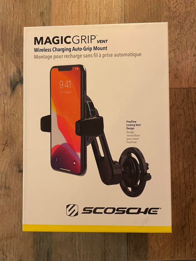 Support téléphone voiture fermeture automatique et chargeur, Neuf, Voiture