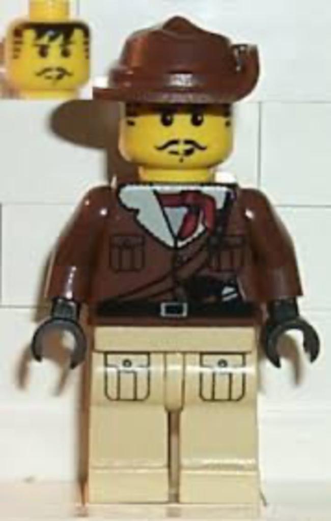 Lego figuur dv037 Johnny Thunder, Enlèvement ou Envoi, Utilisé, Briques en vrac, Lego