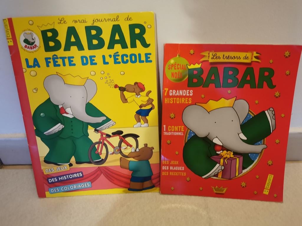 Babar la fête de l'école et 7 grandes histoires Spécial Noël, Enlèvement, Comme neuf