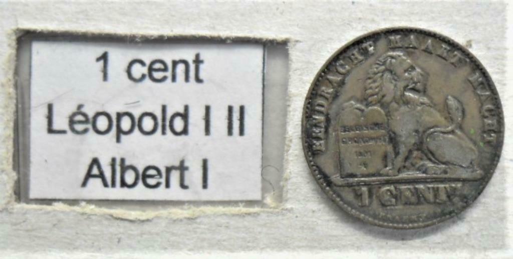 verschillende 1 cent Leopold I / II / Albert I, Verzenden, Overig, Losse munt