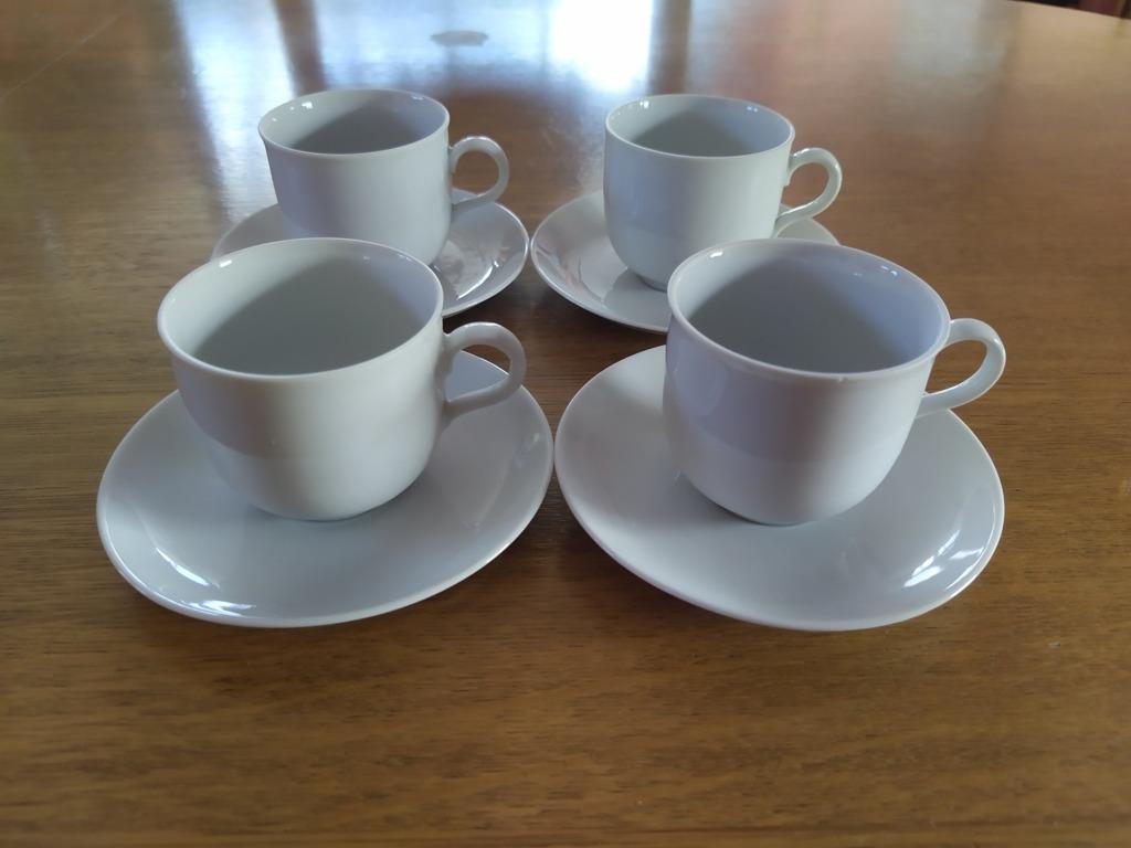 Lot de 4 tasses expresso (+ sous-tasses) Creidlitz - Bavaria, Enlèvement