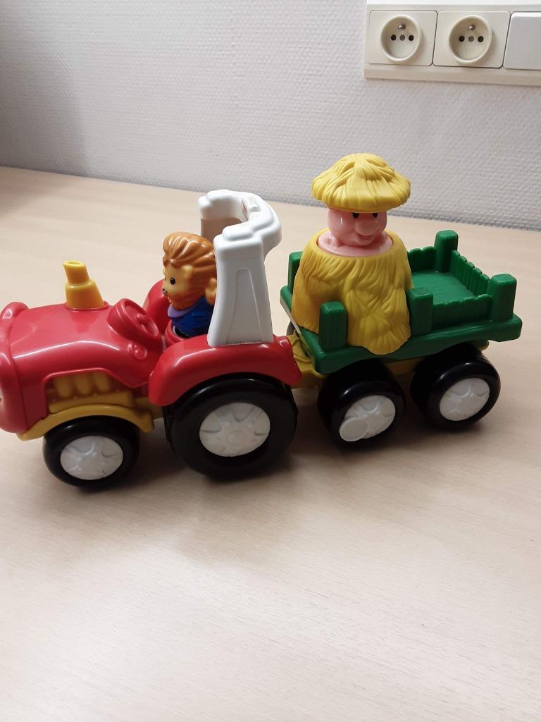 Tractor met geluid, Kinderen en Baby's, Speelgoed | Fisher-Price, Ophalen of Verzenden, Zo goed als nieuw, Met geluid