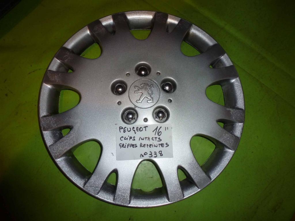 enjoliveur  PEUGEOT 16"  (n°338) 1 pc, 4 Saisons, Enlèvement ou Envoi, 16 pouces, Véhicule de tourisme