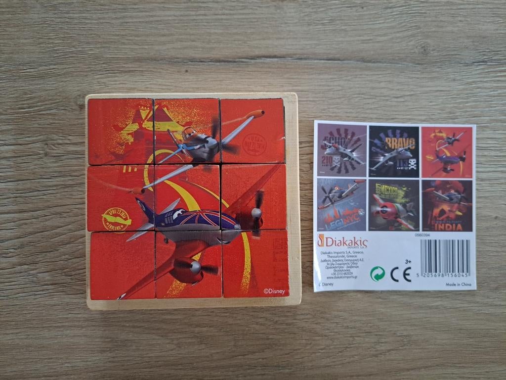 Houten blokpuzzel met 6 verschillende puzzels., Enlèvement ou Envoi, Utilisé