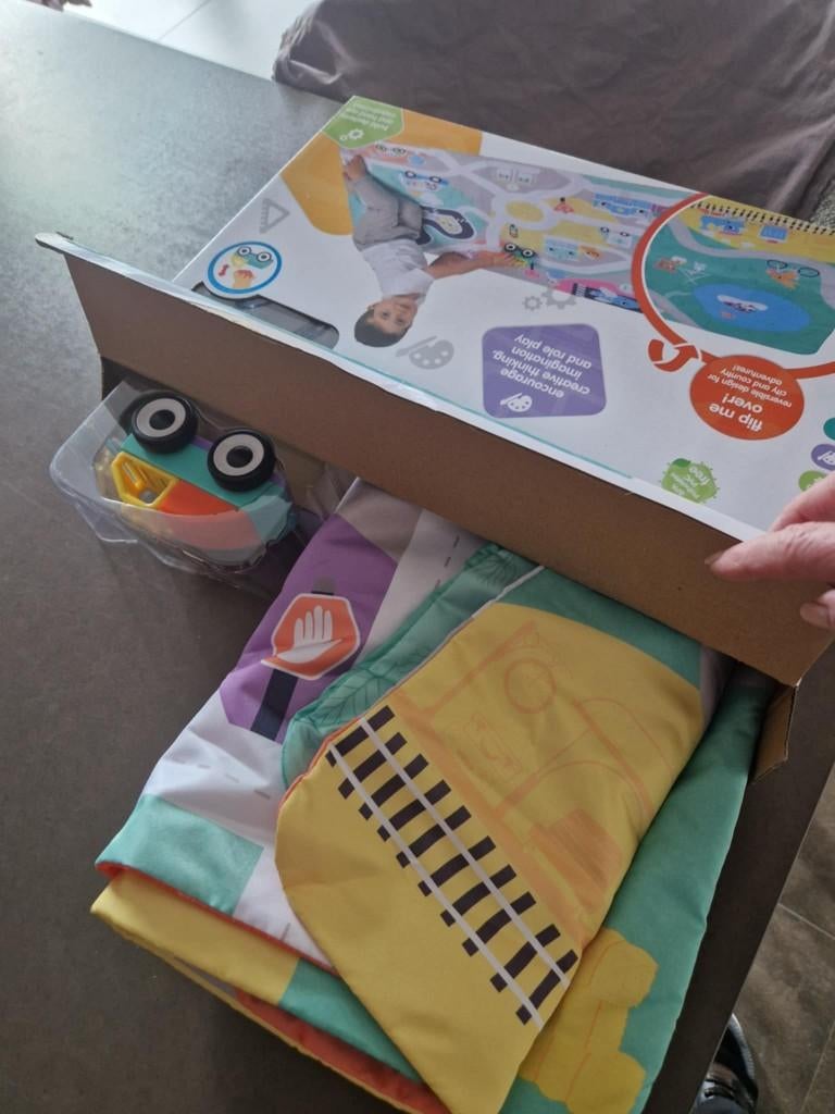 speelmat met autootje, Ophalen of Verzenden, Nieuw