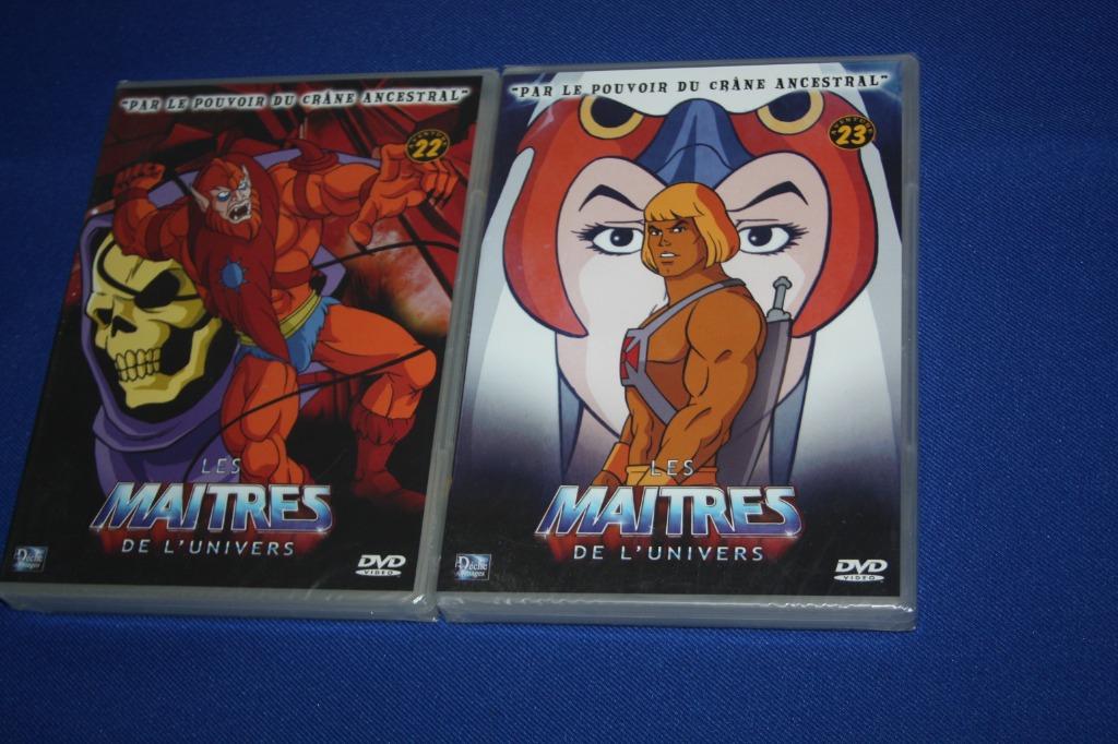 Les Maitres de L'univers deel 22 en 23 ( Franstalige films ), Cd's en Dvd's, Vanaf 6 jaar, Ophalen of Verzenden, Zo goed als nieuw