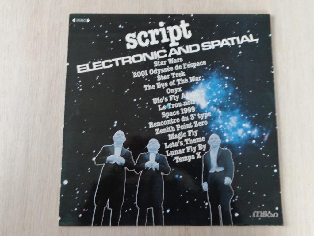 Script – Electronic And Spatial  lp, Enlèvement ou Envoi, Utilisé, 12 pouces