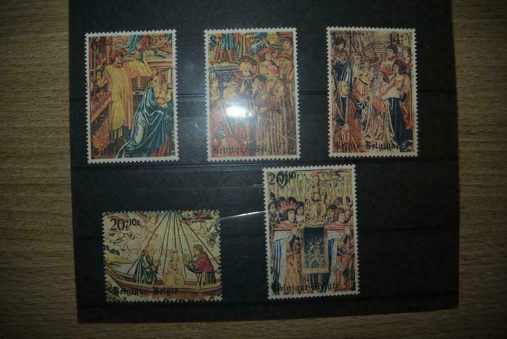 Millennium van Brussel-Tapijtweefkunst, Postzegels en Munten, Ophalen of Verzenden, Gestempeld, Gestempeld, Kunst