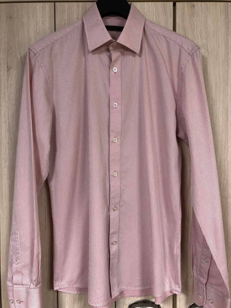 Chemise : Jack & Jones : taille M, Tour de cou 39/40 (M), Enlèvement ou Envoi, Rose, Comme neuf
