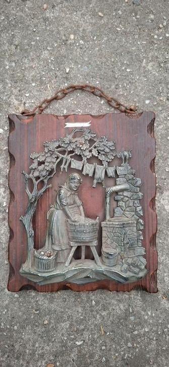 Hout ijzeren aandenken Monschau, Ophalen of Verzenden, Gebruikt