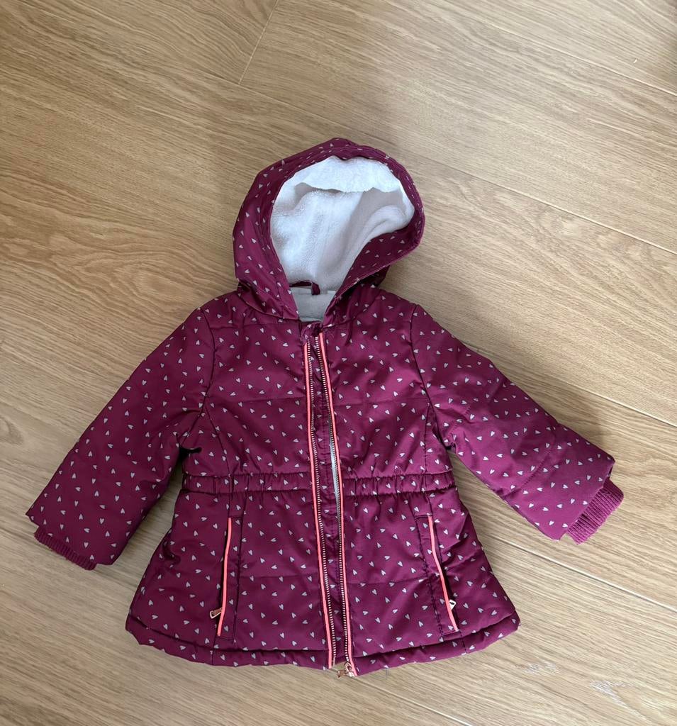 Noukies winterjas maat 86 - 18 maanden, Enlèvement, Comme neuf, Fille, Manteau