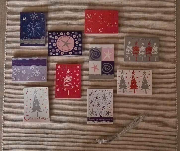 De jolies petites cartes de Noël pour les colis, par exemple, Enlèvement ou Envoi, Neuf