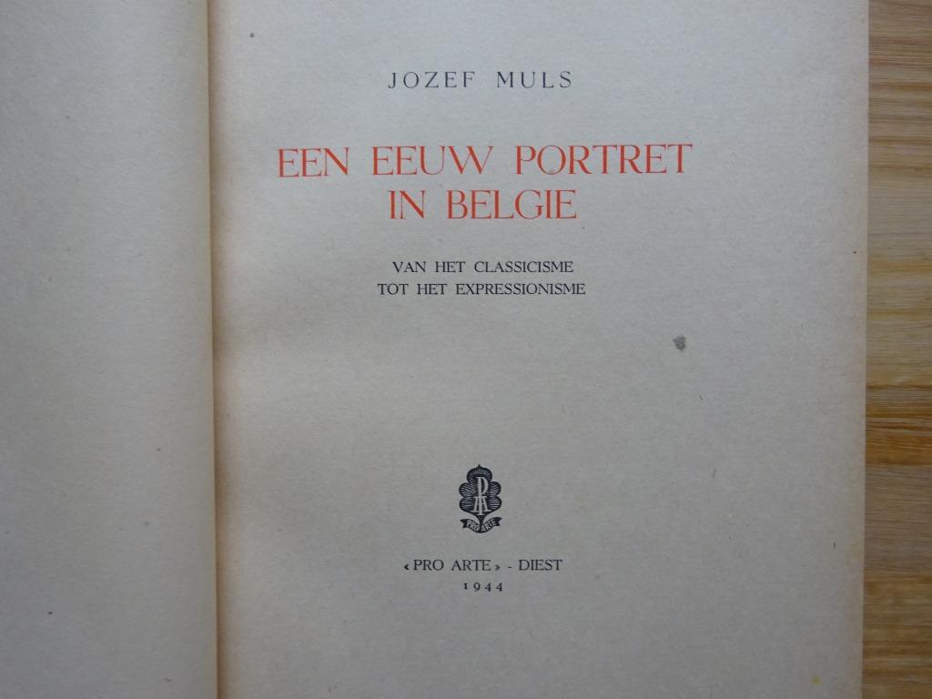 een eeuw portret in België, pro arte Diest, 1944, door Jozef, Peinture et dessin, Enlèvement ou Envoi, Muls, Utilisé