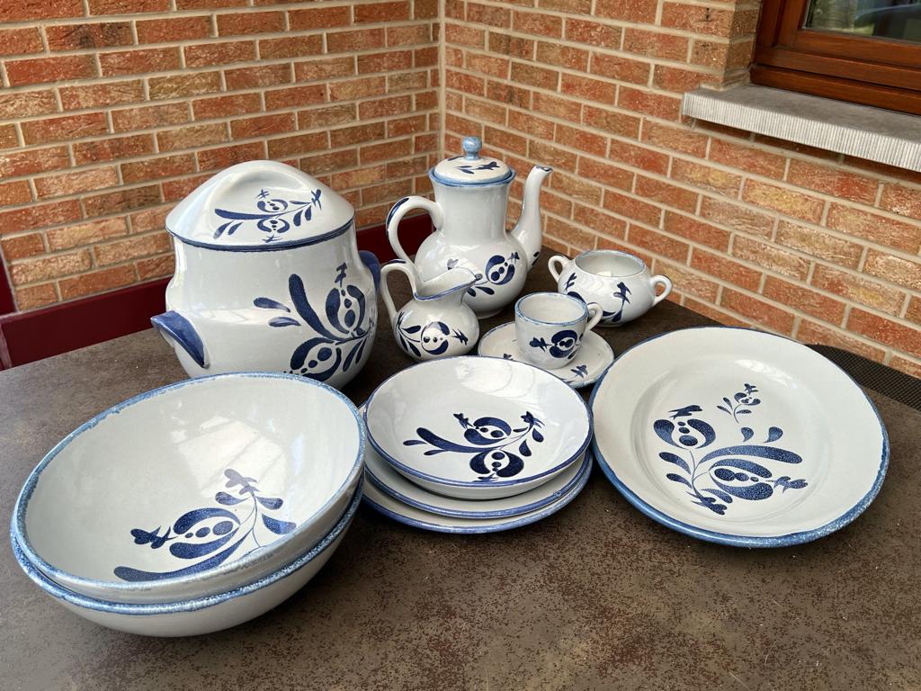 SERVICE DE TABLE, Ophalen, Keramiek, Zo goed als nieuw, Boerenbont