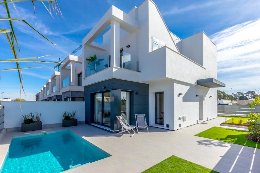 Villa - 3 slaapkamers met solarium en privé zwembad!!, Immo, Maison d'habitation, Santiago de la Ribera, 3 pièces, Espagne