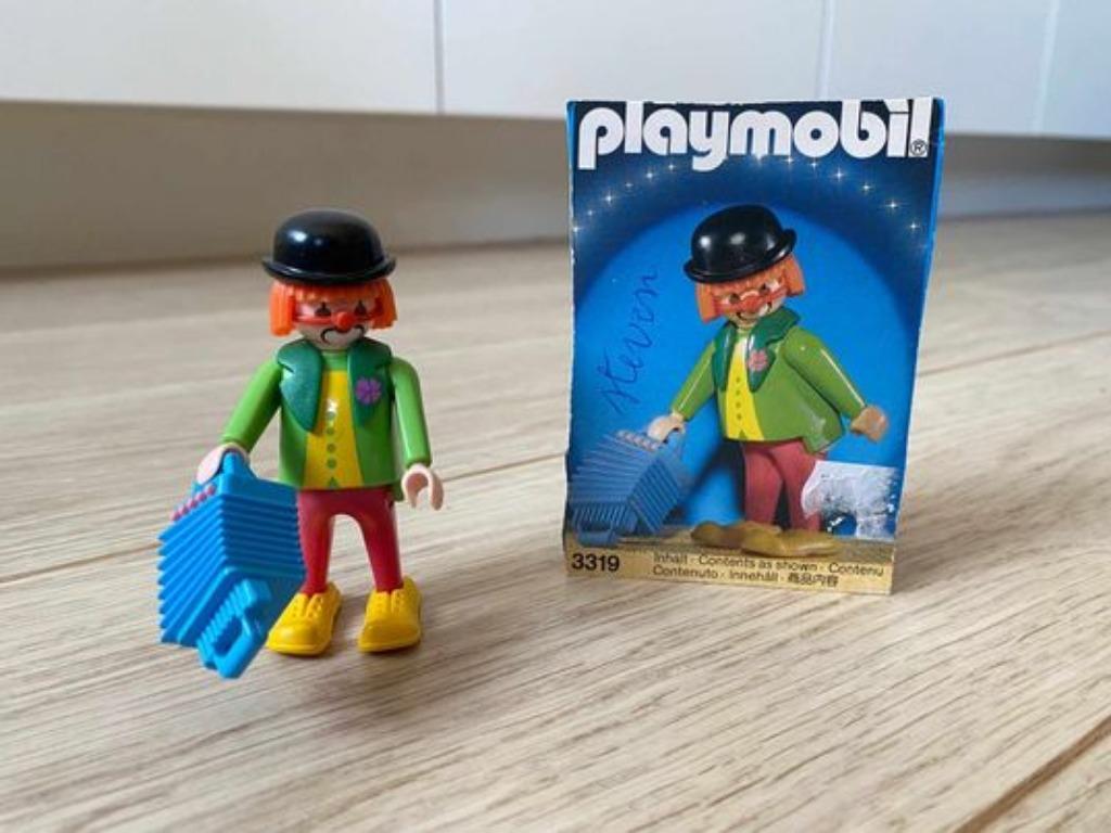 Playmobil circus clown met accordion nummer 3319, Ophalen, Zo goed als nieuw, Complete set
