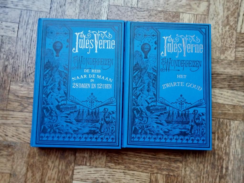 2 boeken Jules Verne: Wonderreizen - Speciale editie, Livres, Aventure & Action, Enlèvement ou Envoi, Utilisé