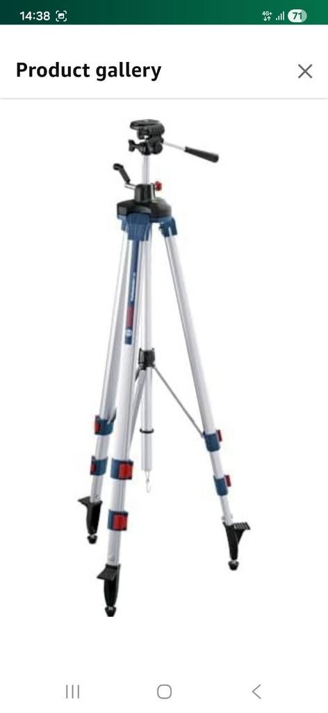 Bosch professional trépied, Ophalen, Driepoot