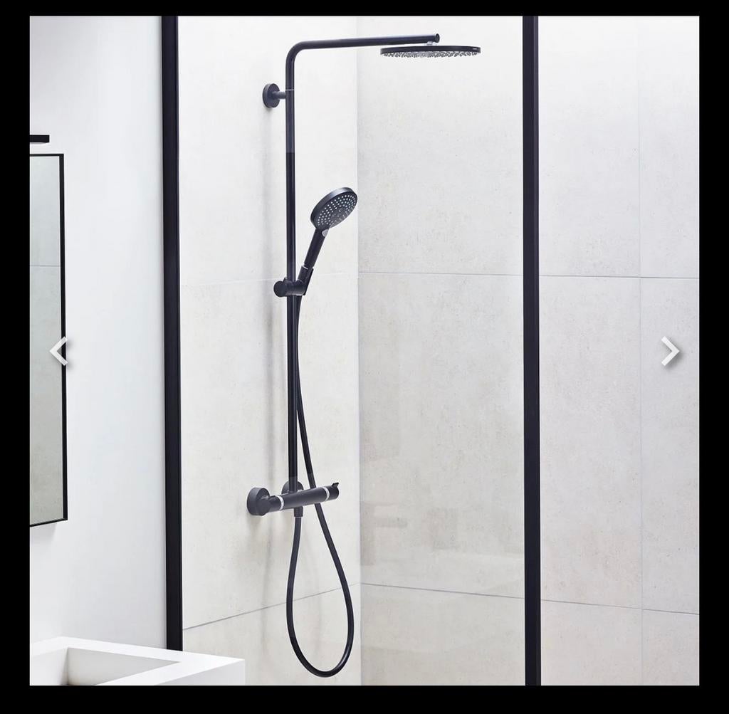 Hansgrohe 27633670 mat zwart compleet, Maison & Meubles, Enlèvement, Comme neuf, Autres types