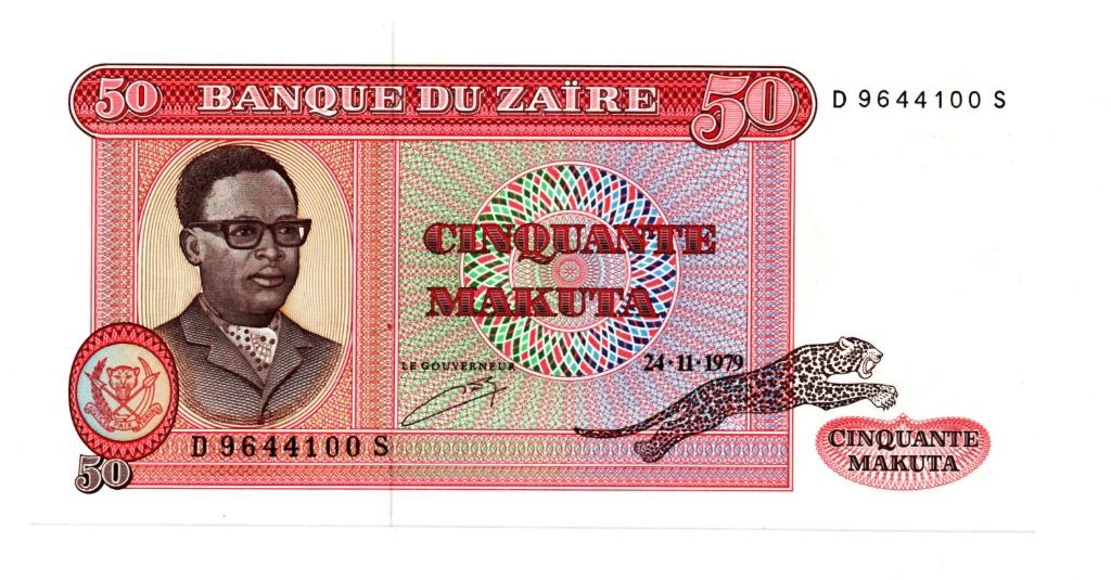50 MAKUTA 1979   ZAIRE    P17a    UNC    € 3,50, Enlèvement ou Envoi, Autres pays, Billets en vrac