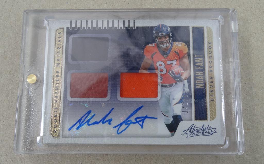 Noah Fant NFL Rookie Premier Materials Absolute Football 233, Verzenden, Nieuw, Plaatje
