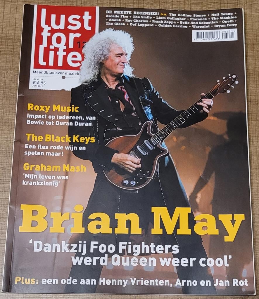 Brian May: tijdschrift Lust for life (2022), Verzamelen, Ophalen of Verzenden, Gebruikt, Boek, Tijdschrift of Artikel