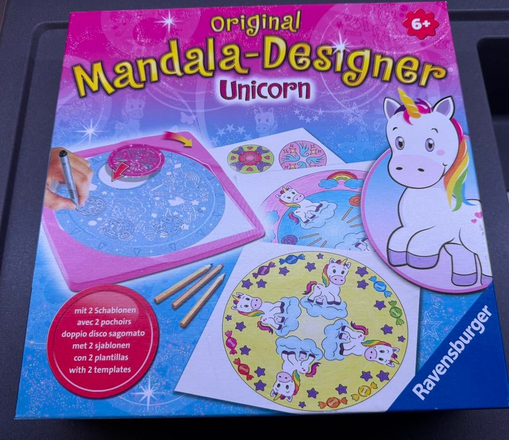 Mandala designer unicorn, Enlèvement ou Envoi, Utilisé, Bricolage