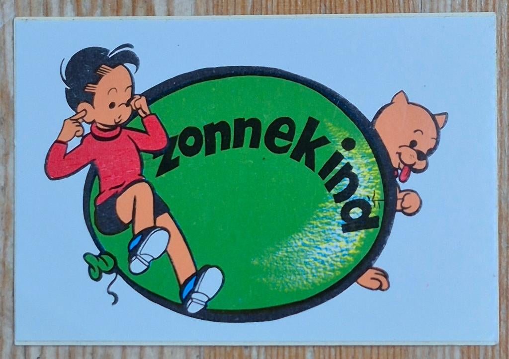 Rikske en Fikske sticker Zonnekind Gray Altiora Averbode, Verzamelen, Verzenden, Overige figuren, Zo goed als nieuw, Plaatje, Poster of Sticker