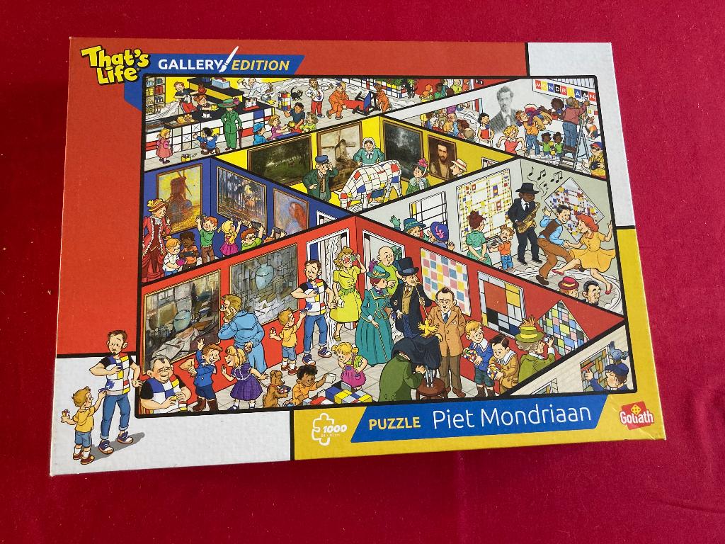 Puzzel 100 stukjes Mondriaan, Hobby en Vrije tijd, Ophalen of Verzenden, Legpuzzel