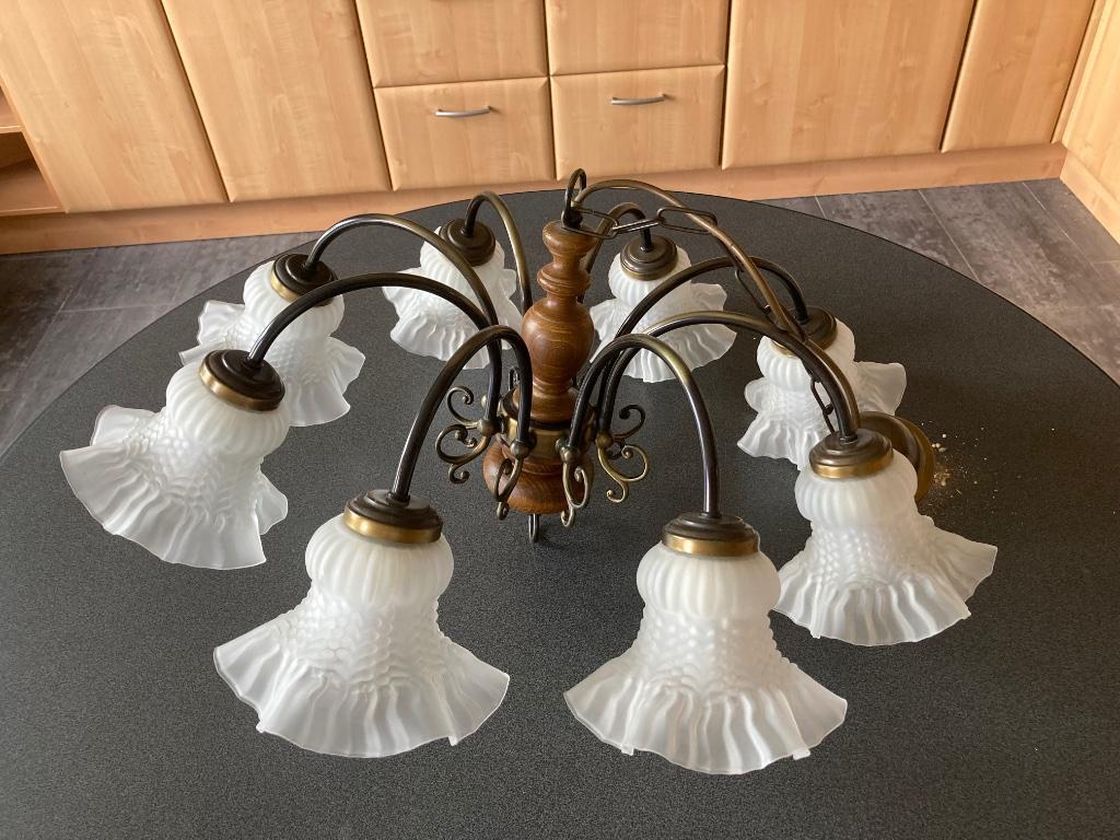 Vintage luster, Enlèvement, Utilisé, Verre, Landelijk