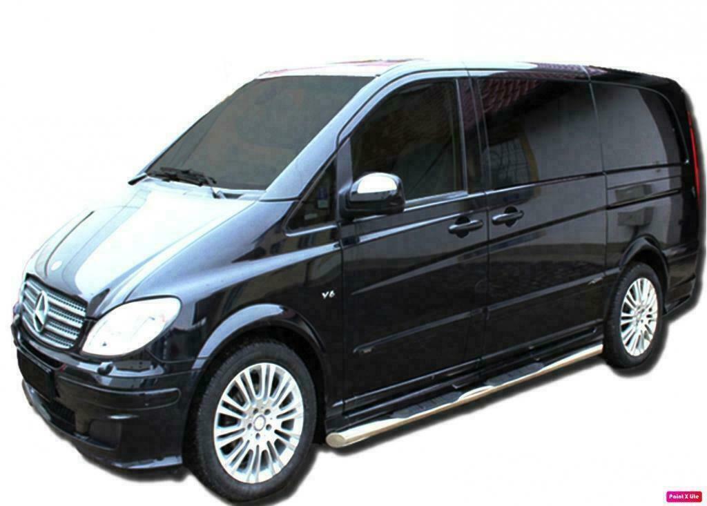 Side bars met steps voor Mercedes Vito SWB 2003-2013 NIEUW!!, Enlèvement ou Envoi, Neuf, Mercedes-Benz