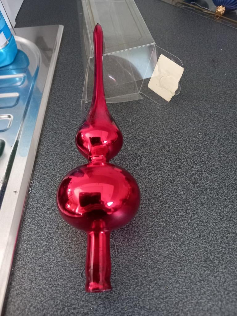 Pin voor op een kerstboom rood, Diversen, Kerst, Ophalen of Verzenden