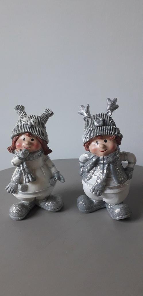 2 kerstfiguren (hoogte 15cm), Ophalen of Verzenden, Nieuw