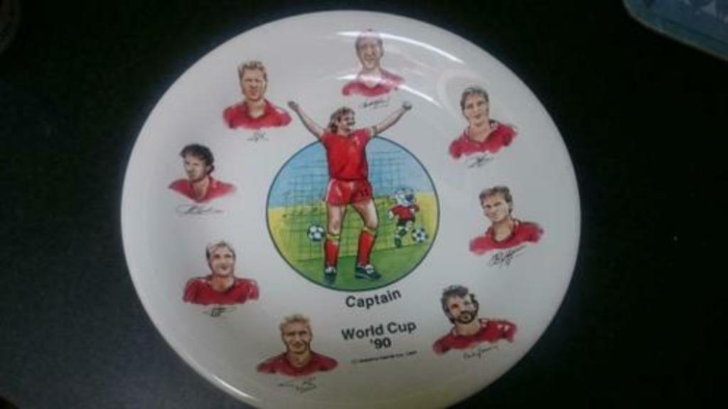 assiette: World Cup '90 - Rode Duivels Diables rouges, Verzamelen, Ophalen of Verzenden, Zo goed als nieuw