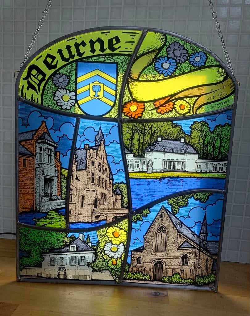 Glas in loodraam Deurne, Enlèvement ou Envoi, Comme neuf