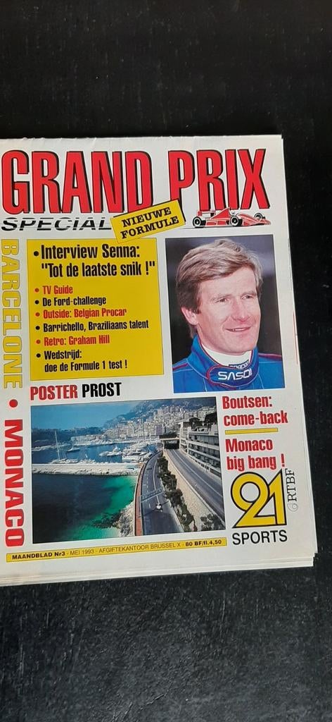 Grand Prix Spécial 1993, Enlèvement ou Envoi