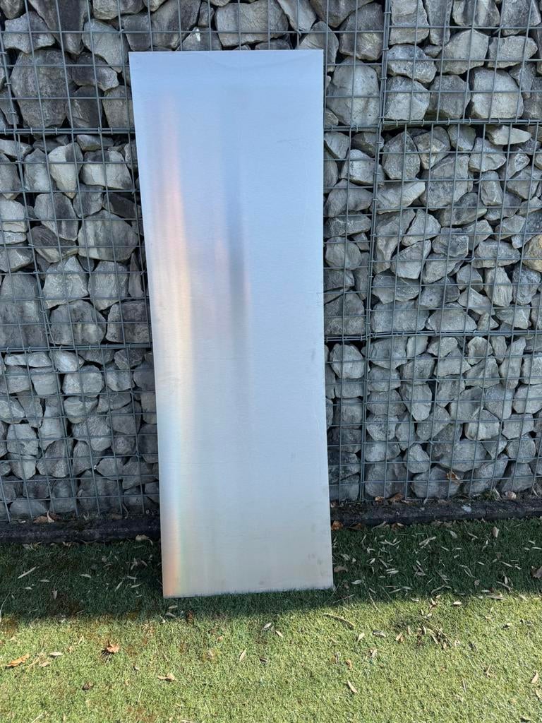 nieuwe alu platen geslepen (RVS look) 150 cm x 50 cm 1,5 mm, Doe-het-zelf en Bouw, Ophalen, Nieuw